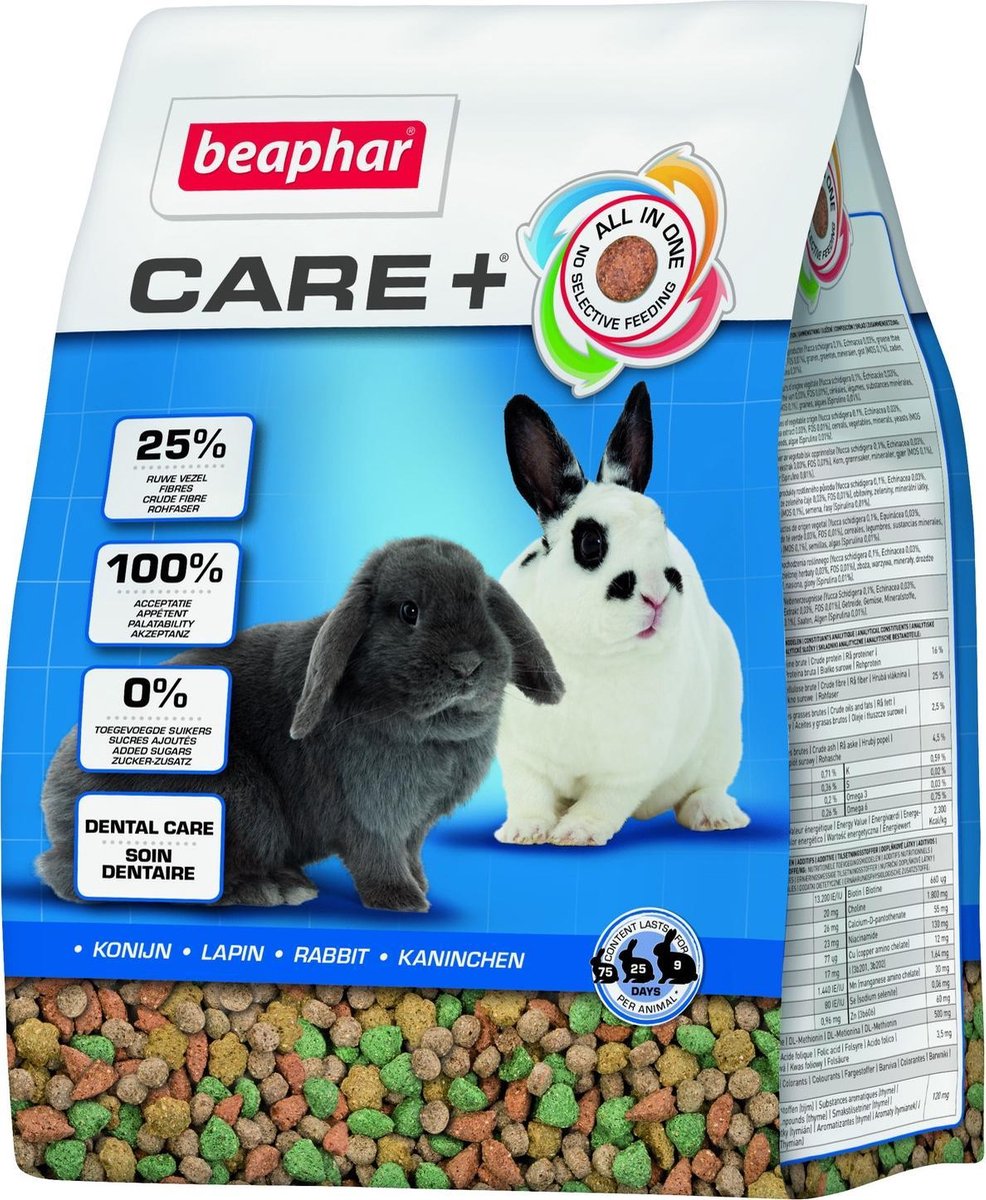 Beaphar Care Plus Konijn - Konijnenvoer - 1.5 kg