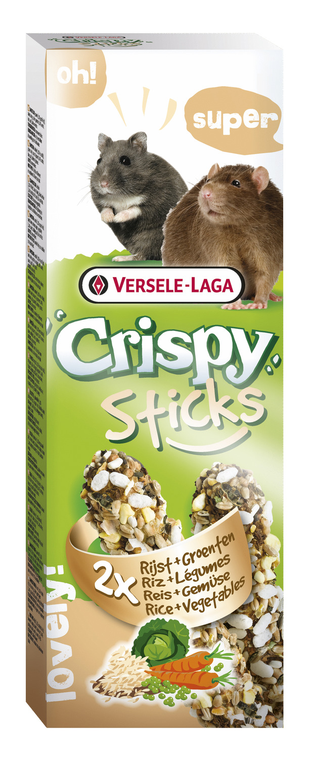 Versele-Laga Sticks Hamster&Rat - Knaagdiersnack -te - Verde