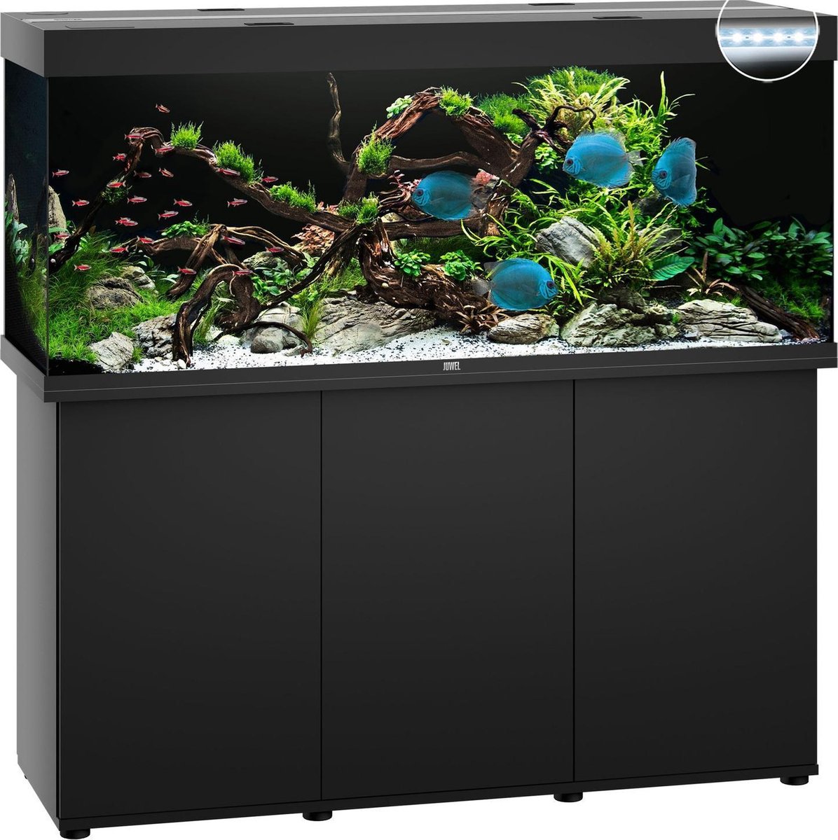 Juwel Aquarium Rio 450 Led 151x51x66 cm - Aquaria - Ca. 450 L - Zwart
