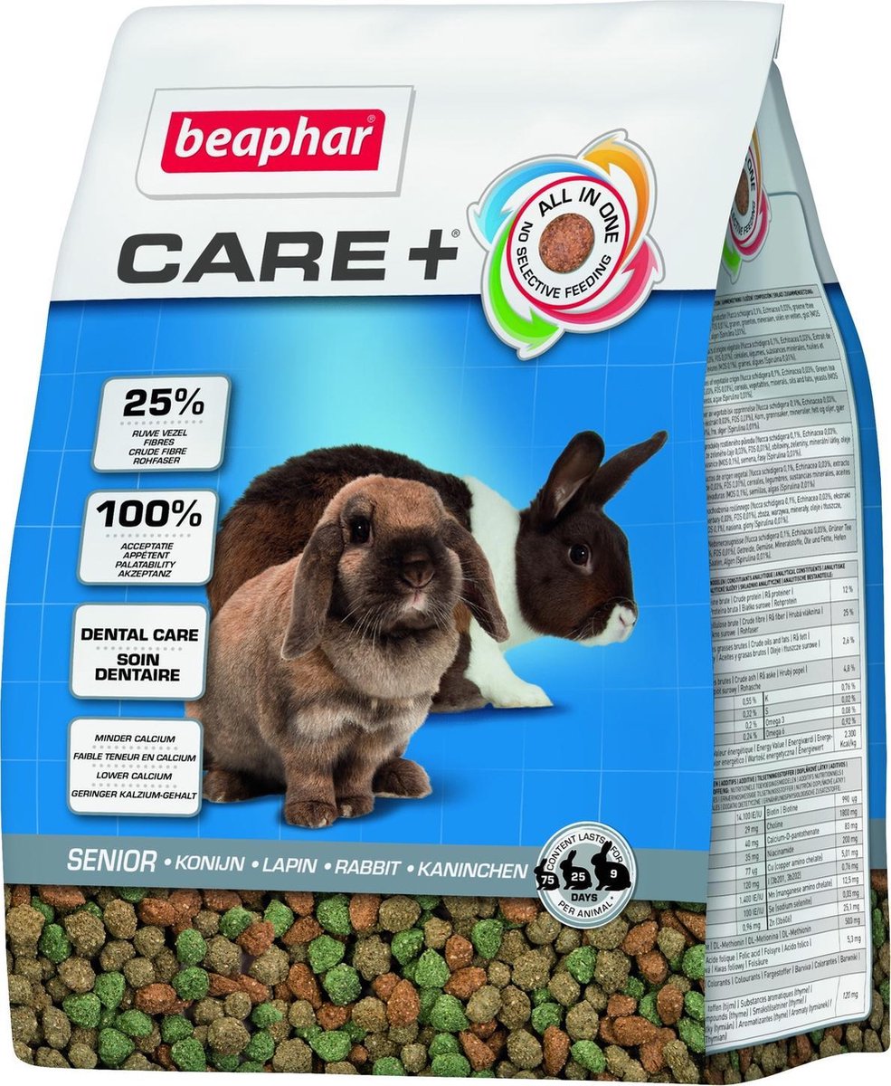 Beaphar Care Plus Konijn Senior - Konijnenvoer - 1.5 kg