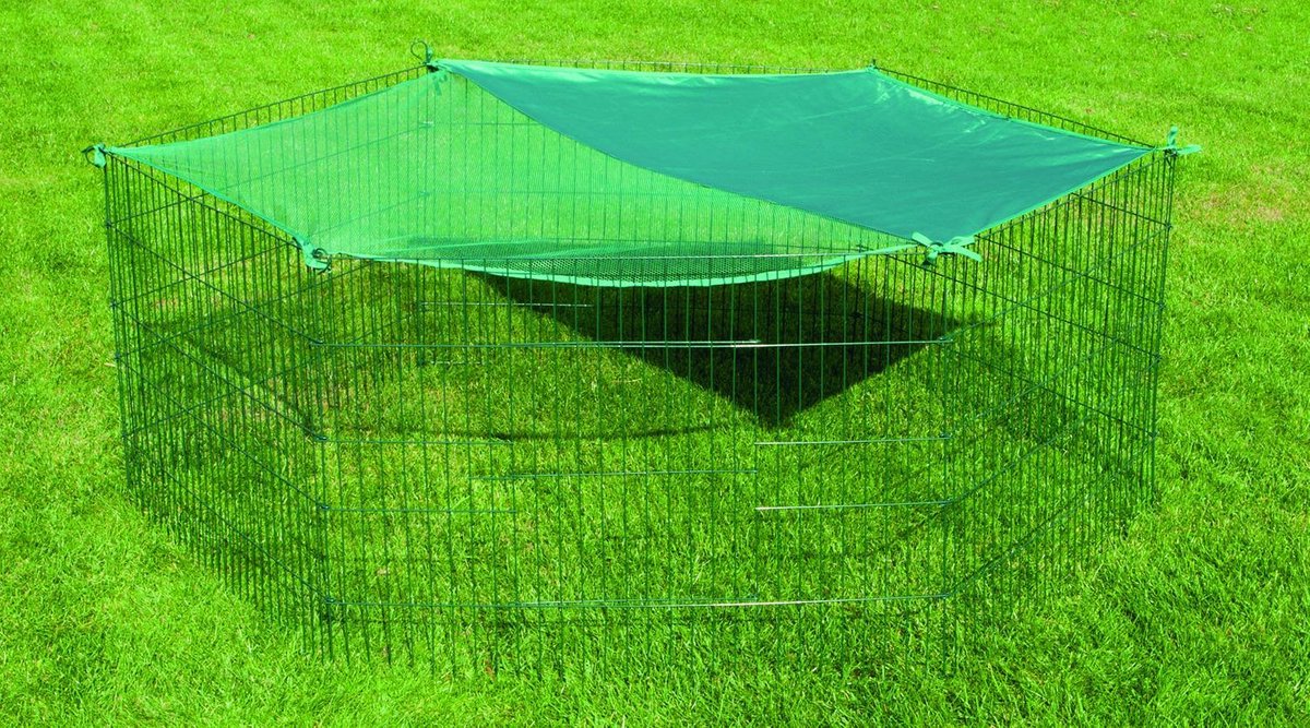 Adori Beschermnet Voor Konijnenren L - Dierenverblijf - Ø180 cm - Groen