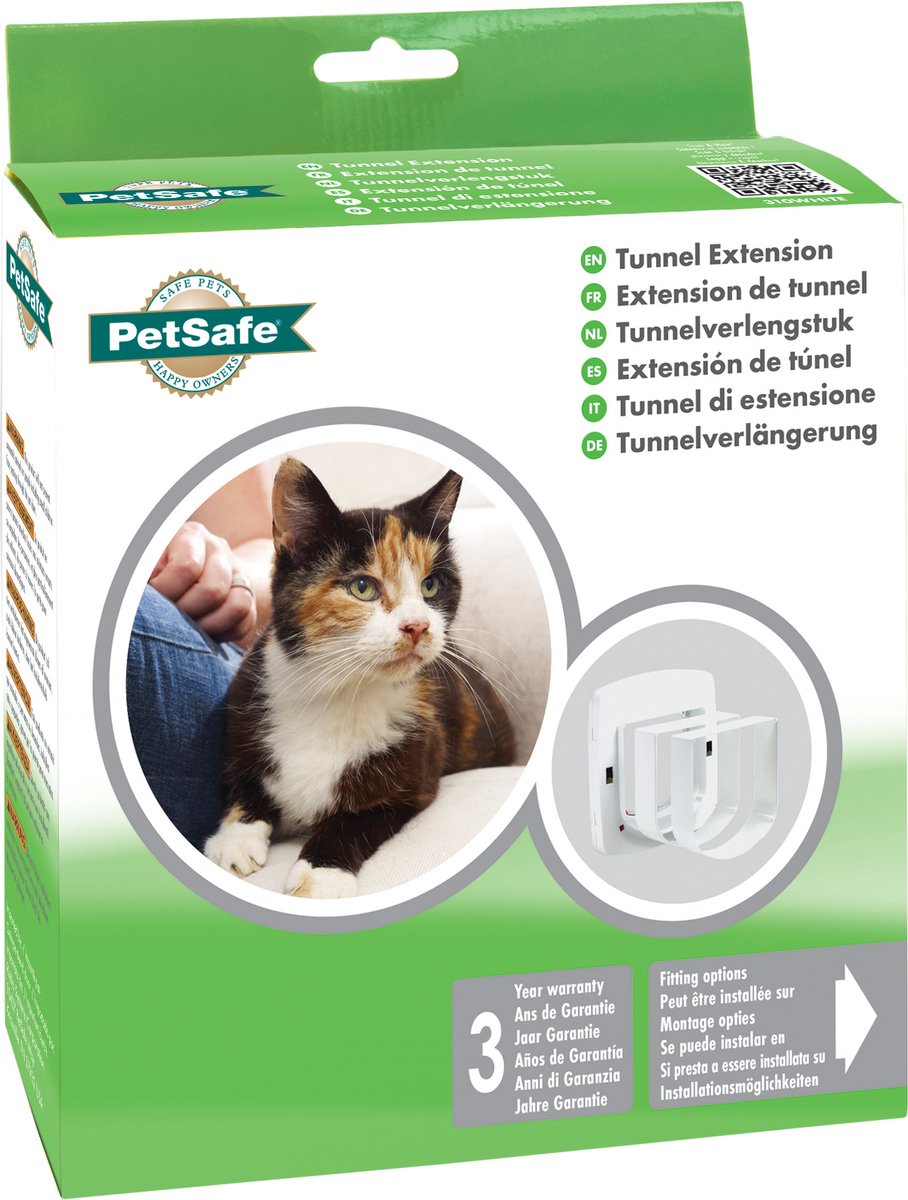 Petsafe Tunnelstuk 330 - Kattenluik - Houtkleur 300 Serie - Bruin