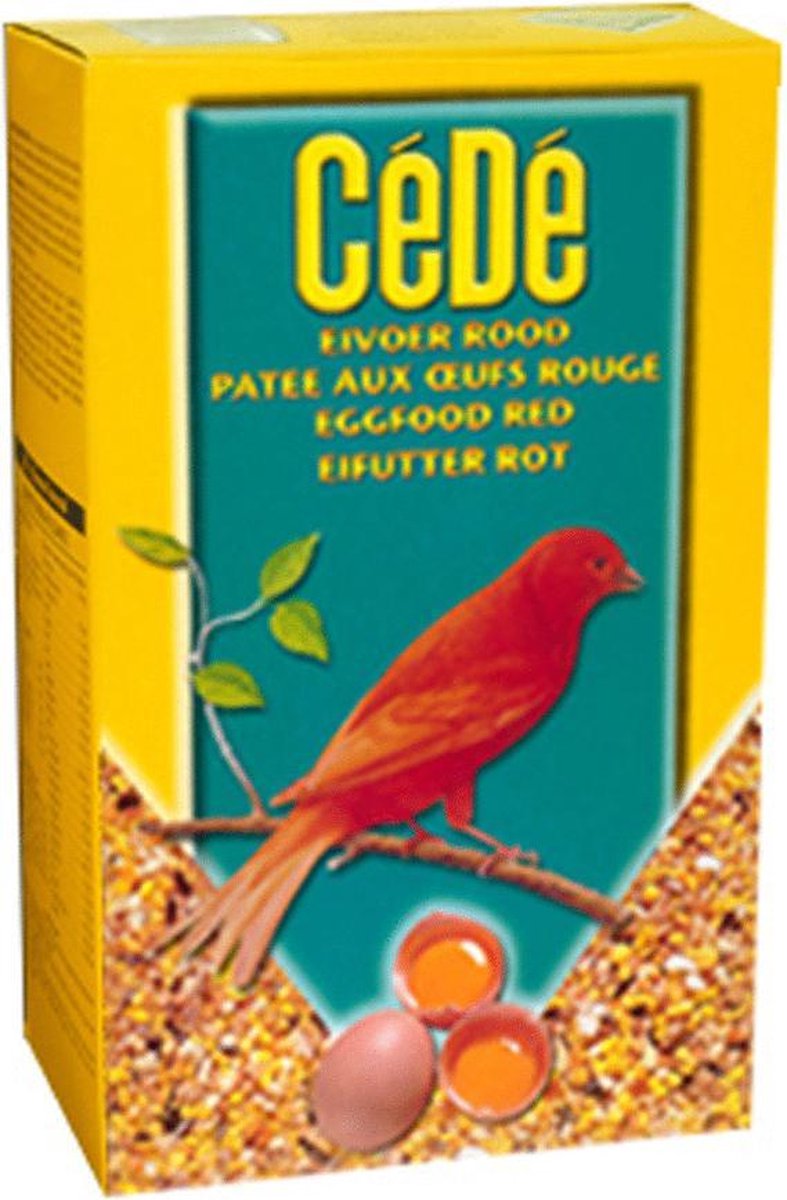 Cede Eivoer Kanarie - Vogelvoer - 1 kg - Rood