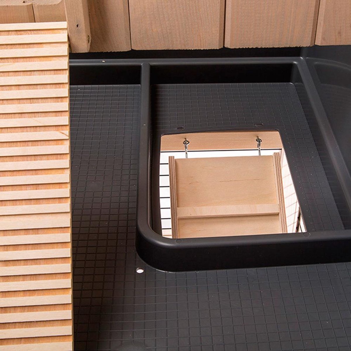 Ferplast Konijnenhok Ranch 120 Plus - Dierenverblijf - 117x69x101 cm 120 - Grijs