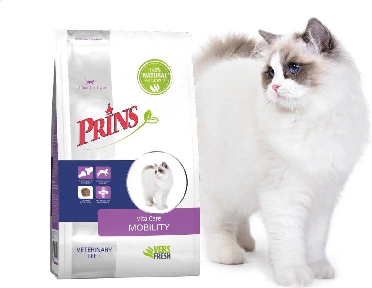 Prins Vitalcare Diet Mobility Gevogelte - Kattenvoer - 5 kg