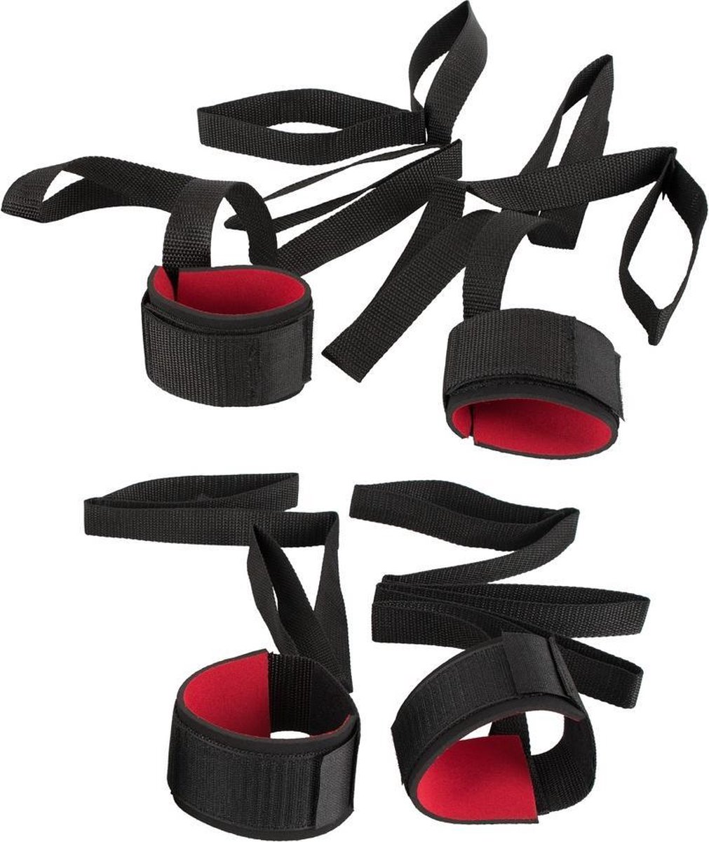 You2Toys Bondage Spreid Pakket - Zwart
