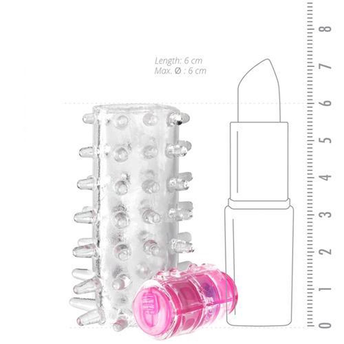 Vibrerende Penis Sleeve 'De Penisprikkel' - Roze