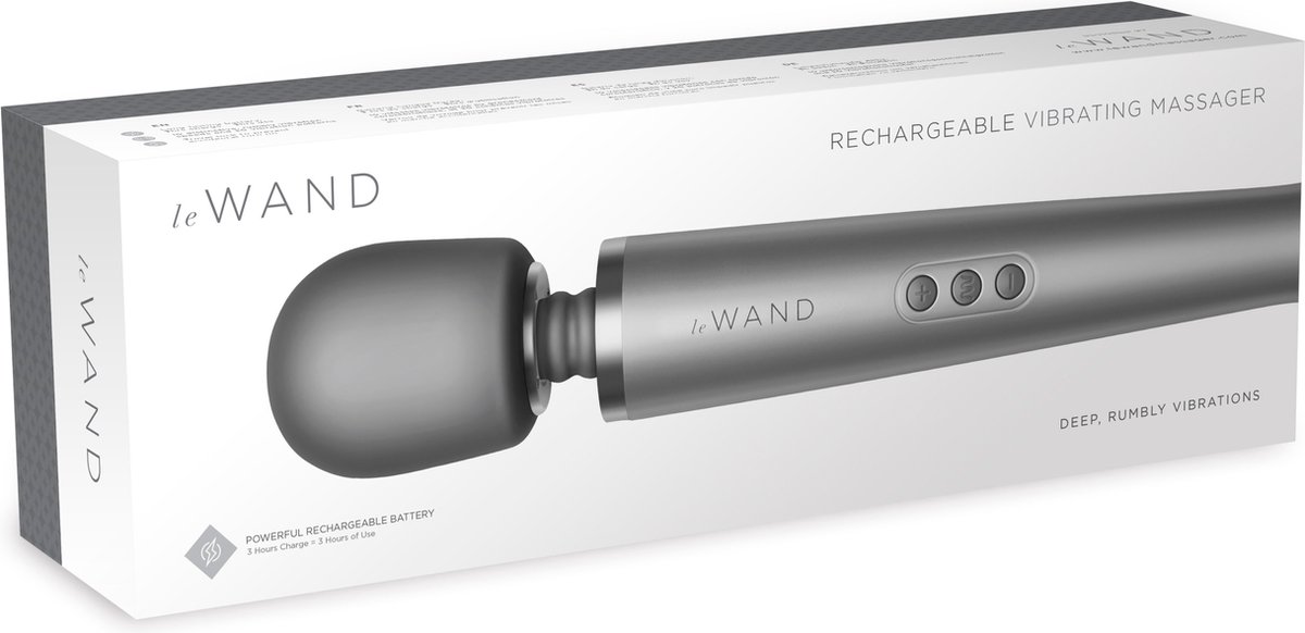 Le Wand Oplaadbare Wand Massager - - Grijs
