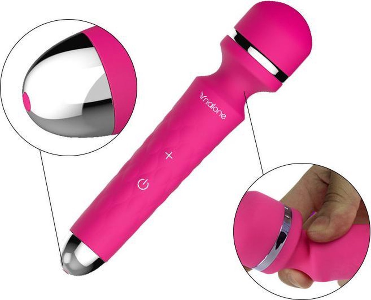 Nalone Rock Wand Vibrator - - Paars