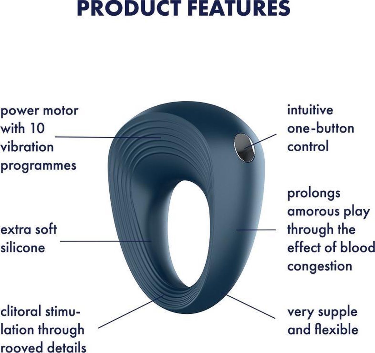 SATISFYER Rings 2 - Blauw