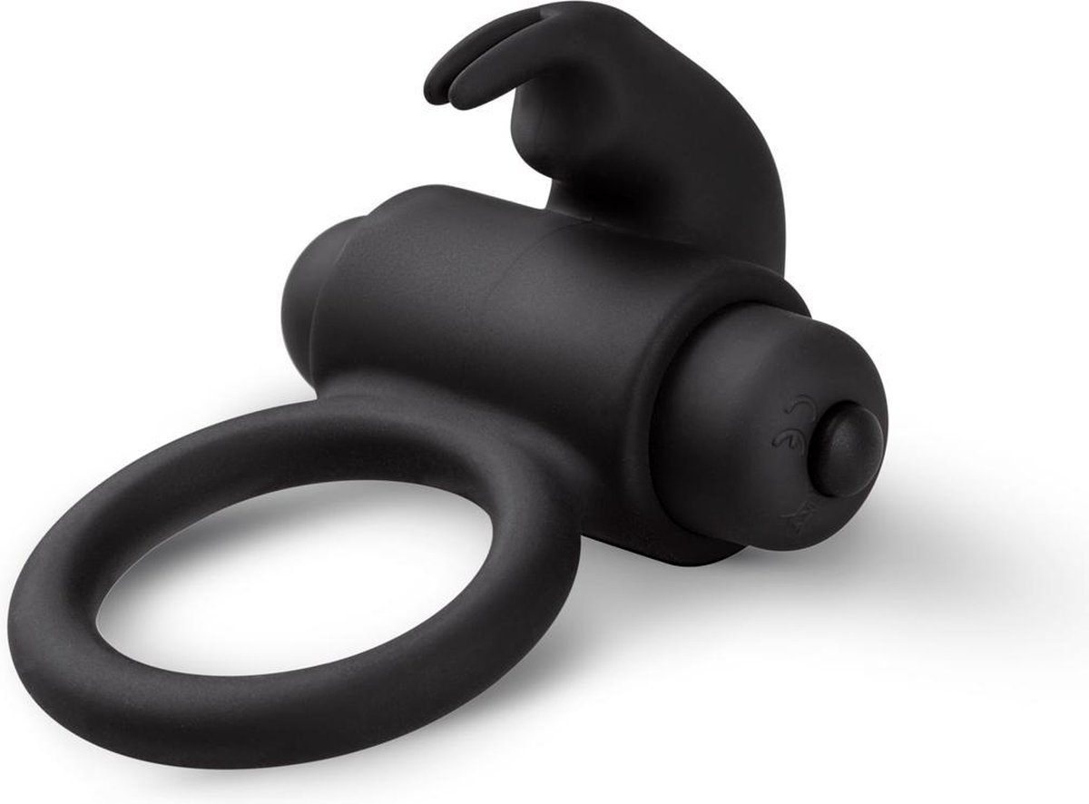 Bunny Vibe Cockring - Zwart