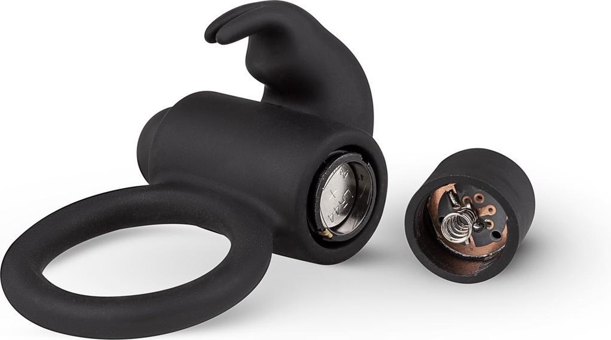 Bunny Vibe Cockring - Zwart