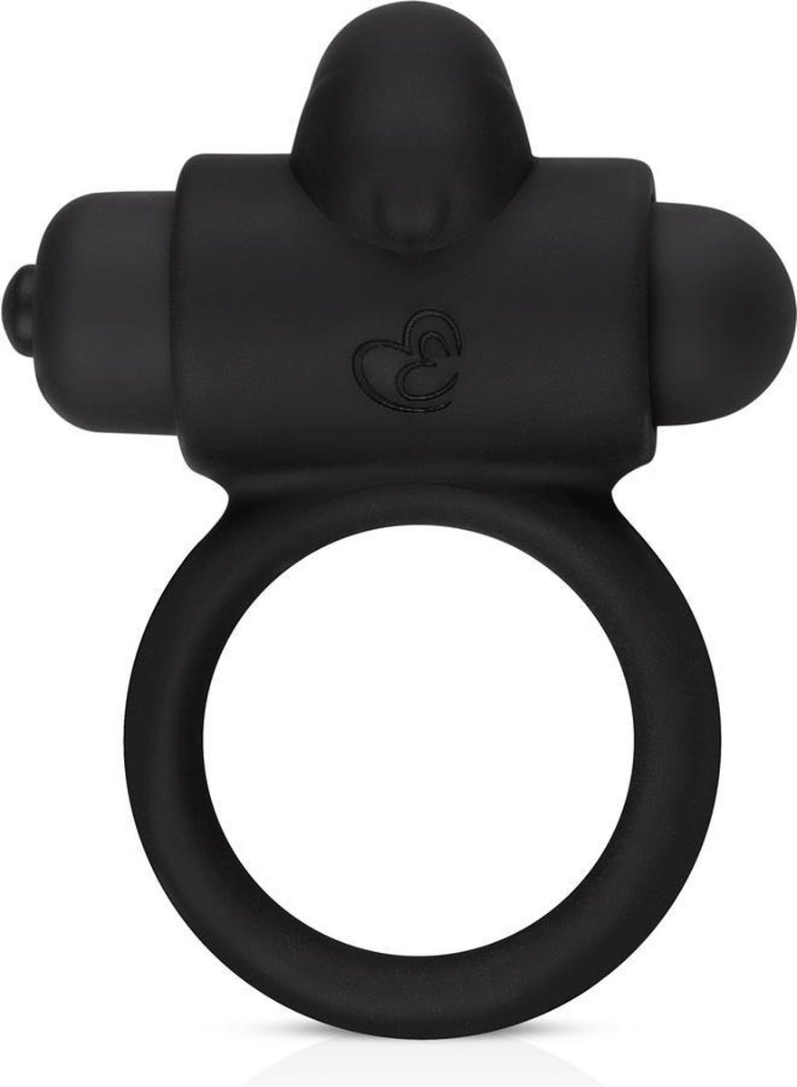 Bunny Vibe Cockring - Zwart