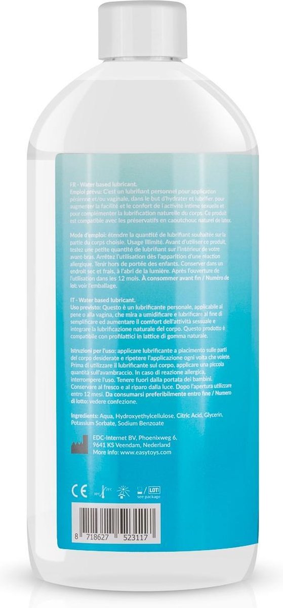 EasyGlide - Glijmiddel op waterbasis 1000 ML