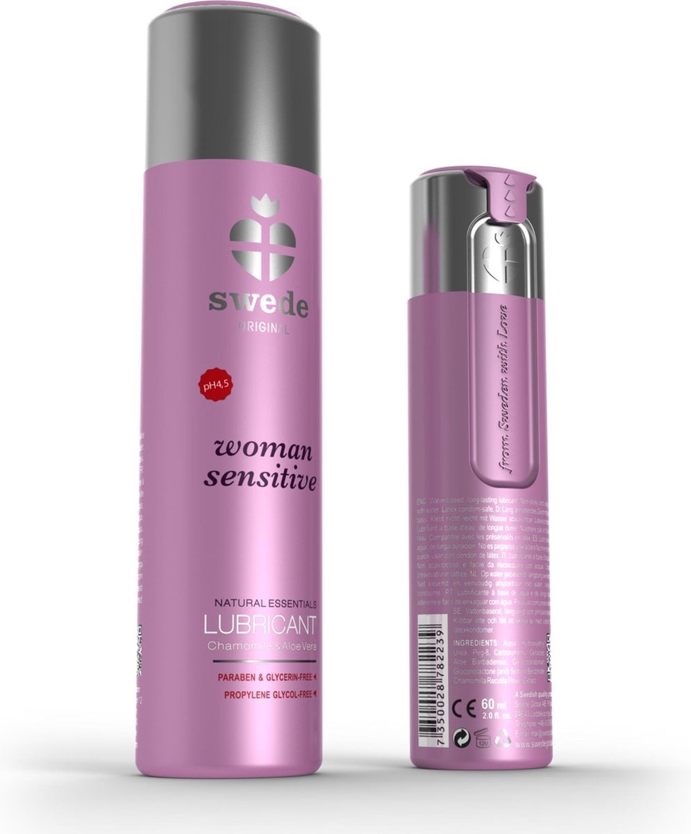 Swede Woman Sensitive Waterbasis Glijmiddel - 120ml