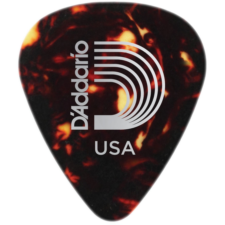 D'Addario 1CSH4-10 shell color celluloid plectra 10 pack medium