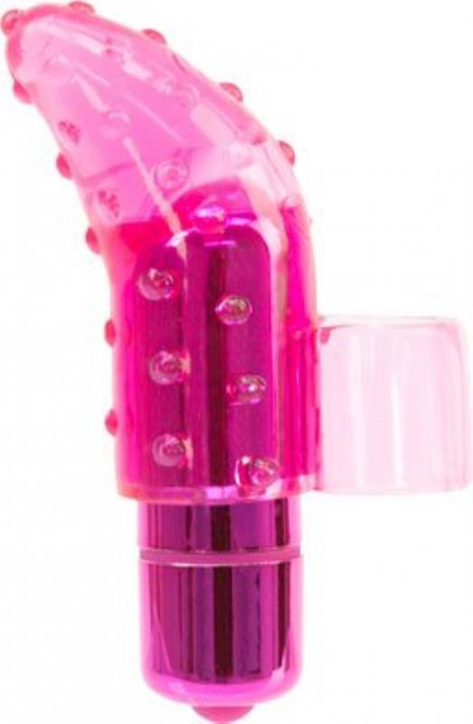 PowerBullet Frisky Vinger Vibrator Met Bullet - - Roze