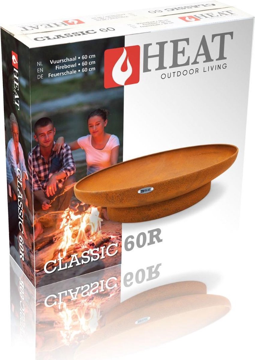 2L Home & Garden Vuurschaal Classic Ø 60 (Roest) - Bruin