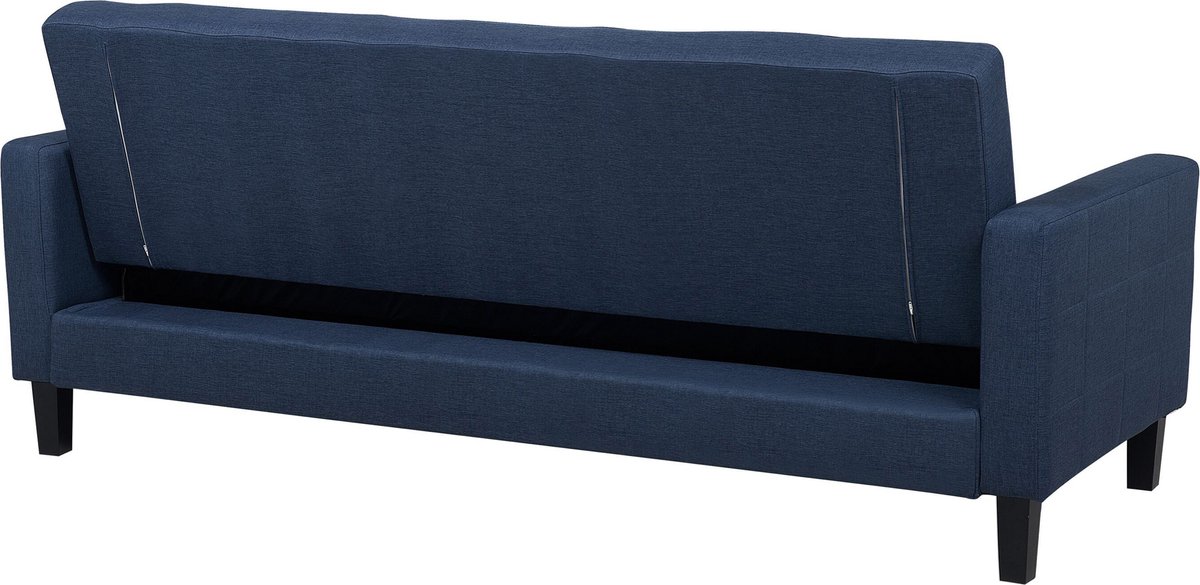 Beliani Vehkoo Slaapbank Polyester 200x108x86 - Blauw