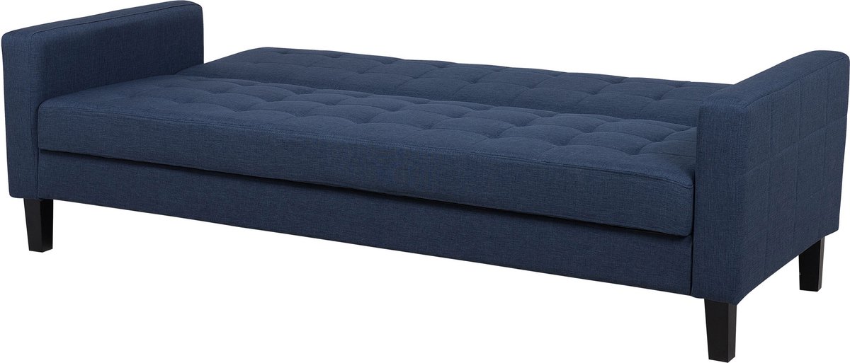 Beliani Vehkoo Slaapbank Polyester 200x108x86 - Blauw