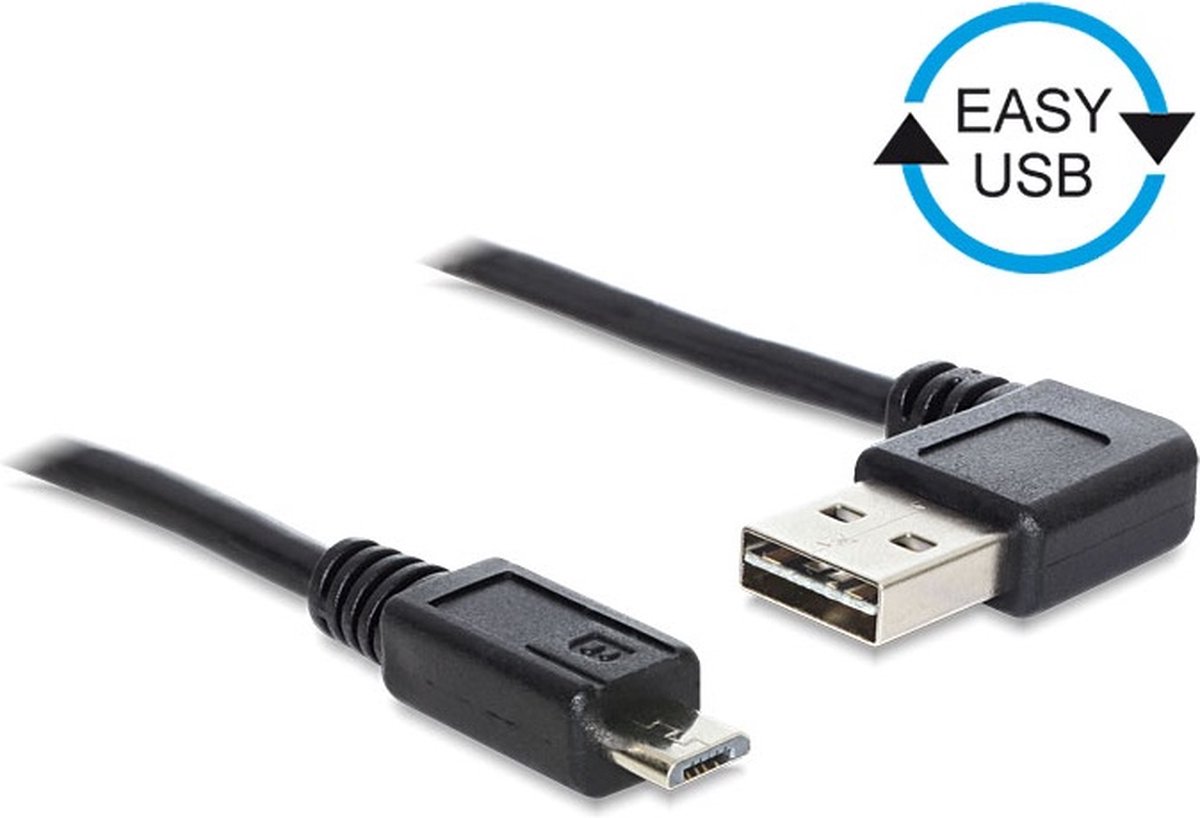 DeLOCK Haakse Easy Usb Micro Kabel 3 Meter