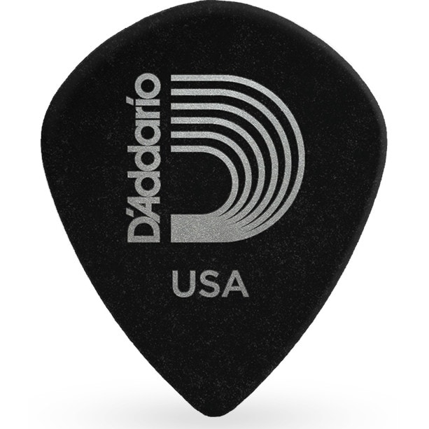D'Addario 3DBK7-10 black ice plectra 10-pack extra heavy