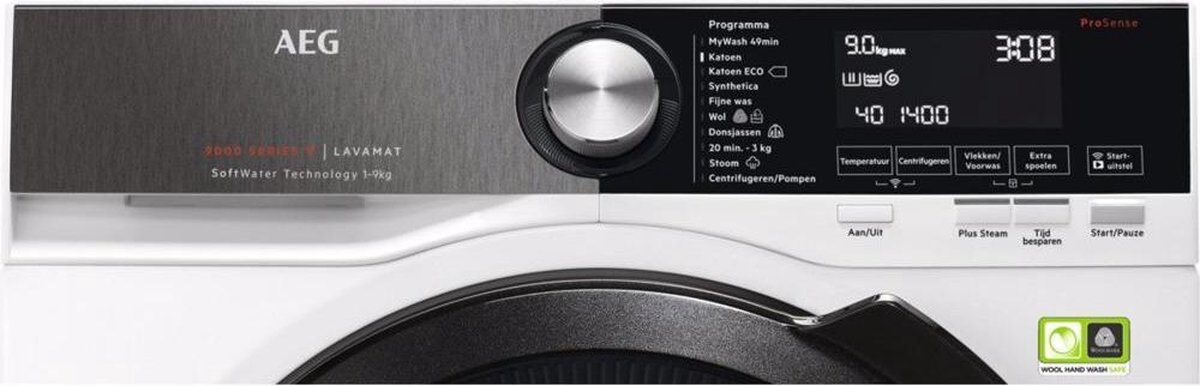 AEG L9FEN96BC SoftWater - Wit
