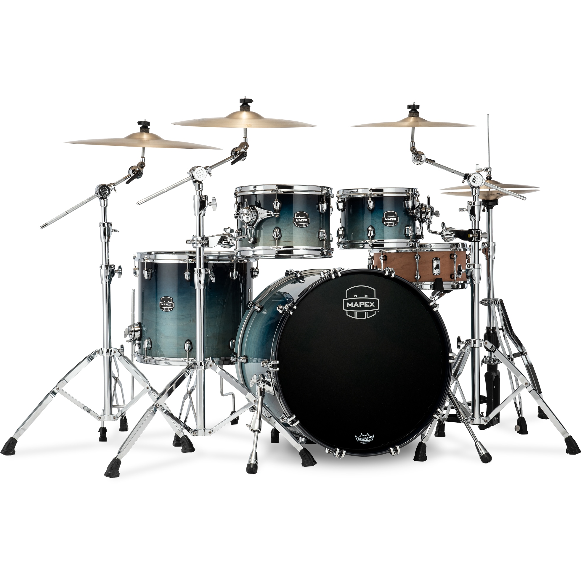 Mapex Saturn SR529XURJ Teal Blue Fade 4-delige shellset