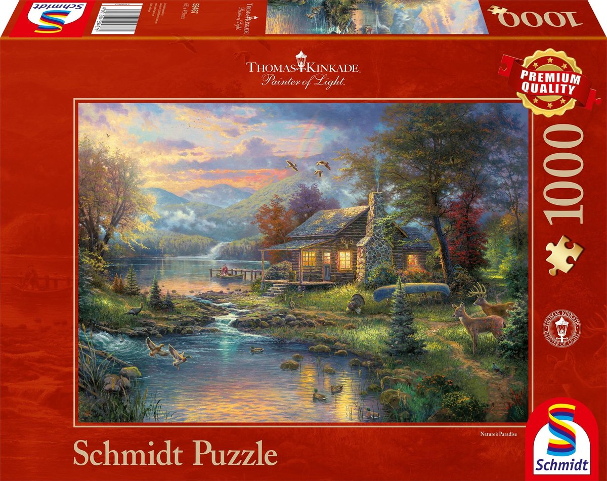 Puzzel Natuurparadijs - 1000 Stukjes