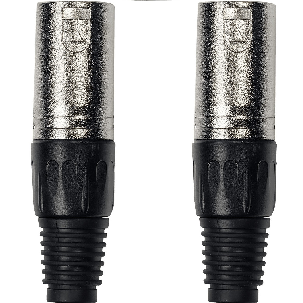 Yellow Cable XLR01 3-pins XLR kabeldeel, male, 2 stuks