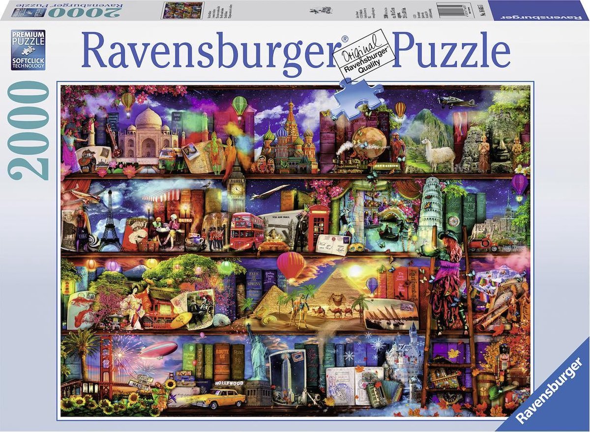 Ravensburger Puzzel Wereld Van De Boeken - 2000 Stukjes