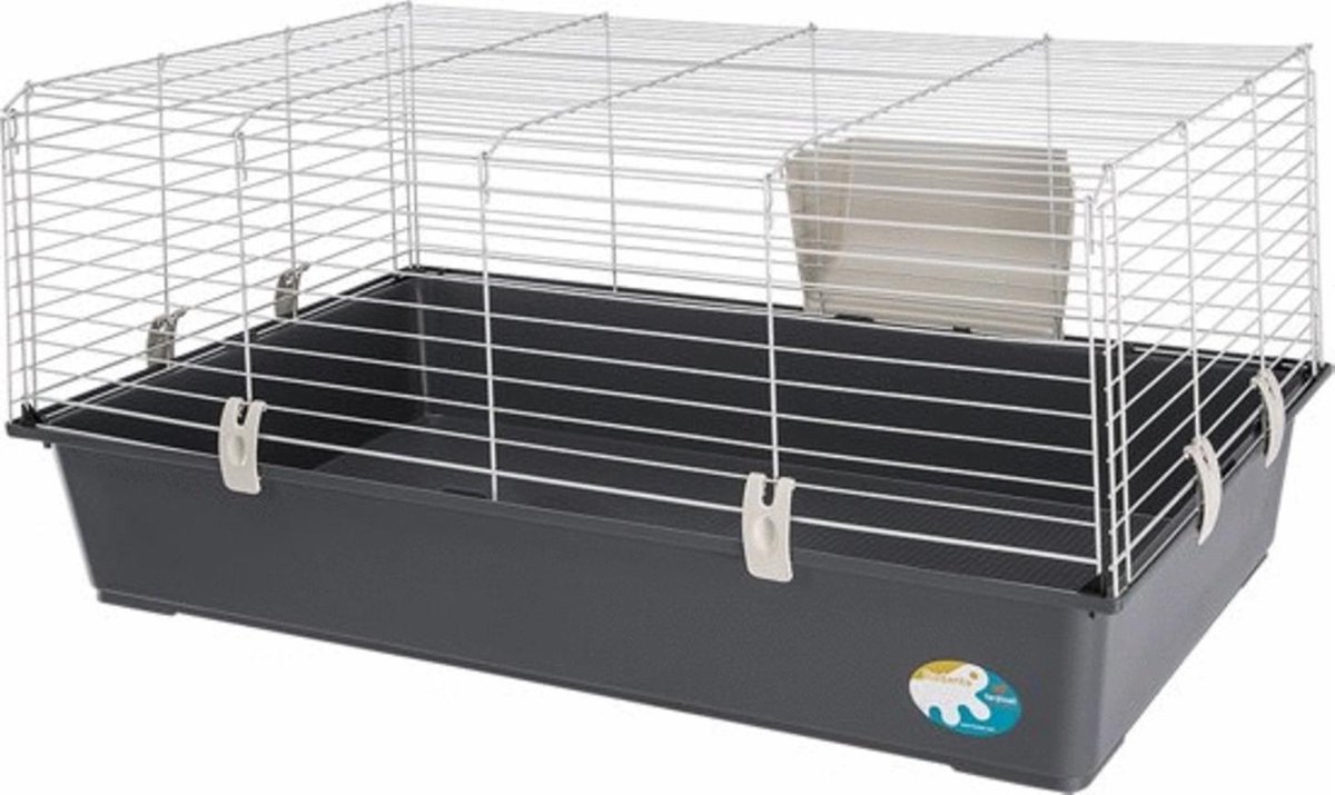 Ferplast Konijnenkooi Rabbit 100 - Dierenverblijf - 95x57x46 cm Assorti