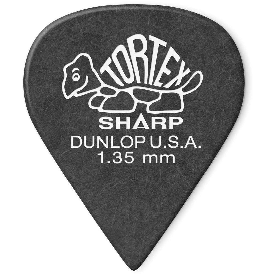 Dunlop 412P135 Tortex Sharp Pick 1.35 mm plectrumset (12 stuks)