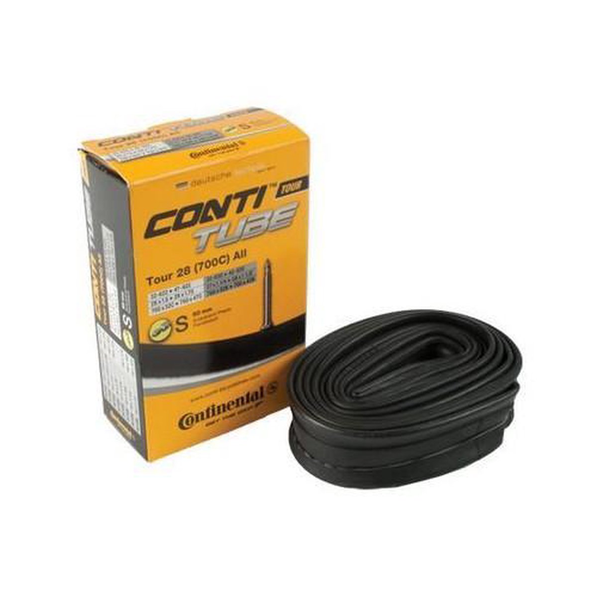 Continental Binnenband Tour Slim 27/28 Inch (28/37-622 28/32-630) Fv 42 Mm - Zwart