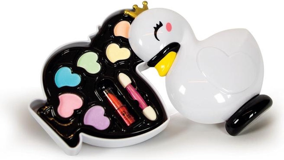 Clementoni make up set zwaan meisjes 27 x 22 cm kunststof