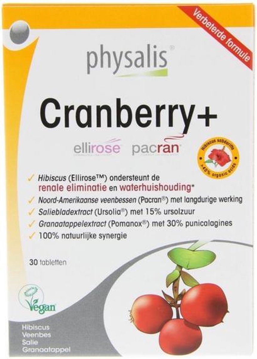 Physalis Cranberry + 30 tabletten