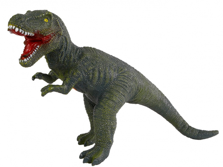 Dino World dinosaurus T Rex jongens 57 cm rubber groen