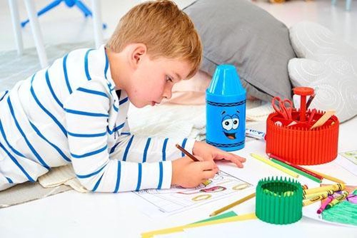 Crayola opbergbox Krijtvorm Small 20 cm polypropyleen - Blauw