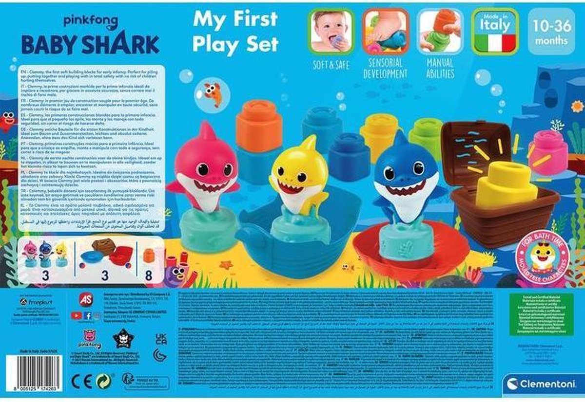 Clementoni badspeelgoed junior kunststof