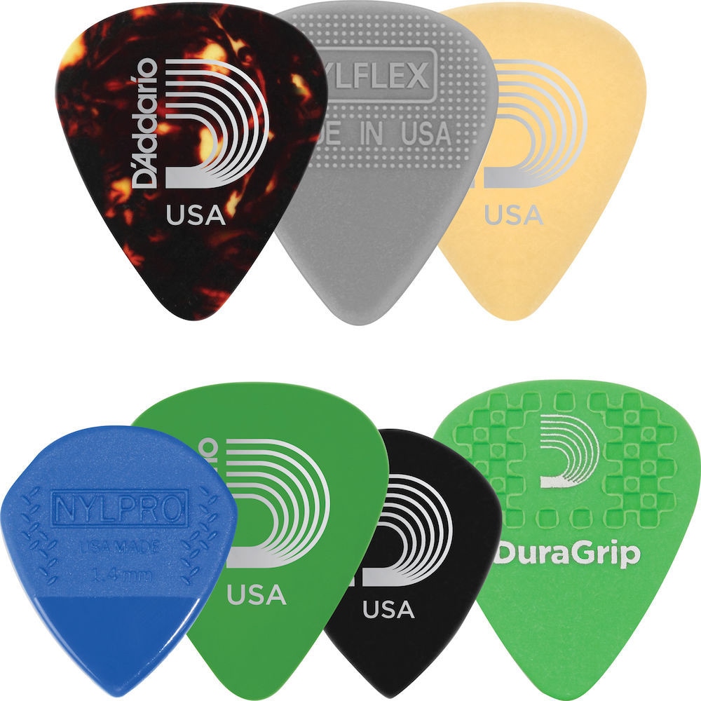 D'Addario 1XVP4-5 assortiment plectra 7 pack medium