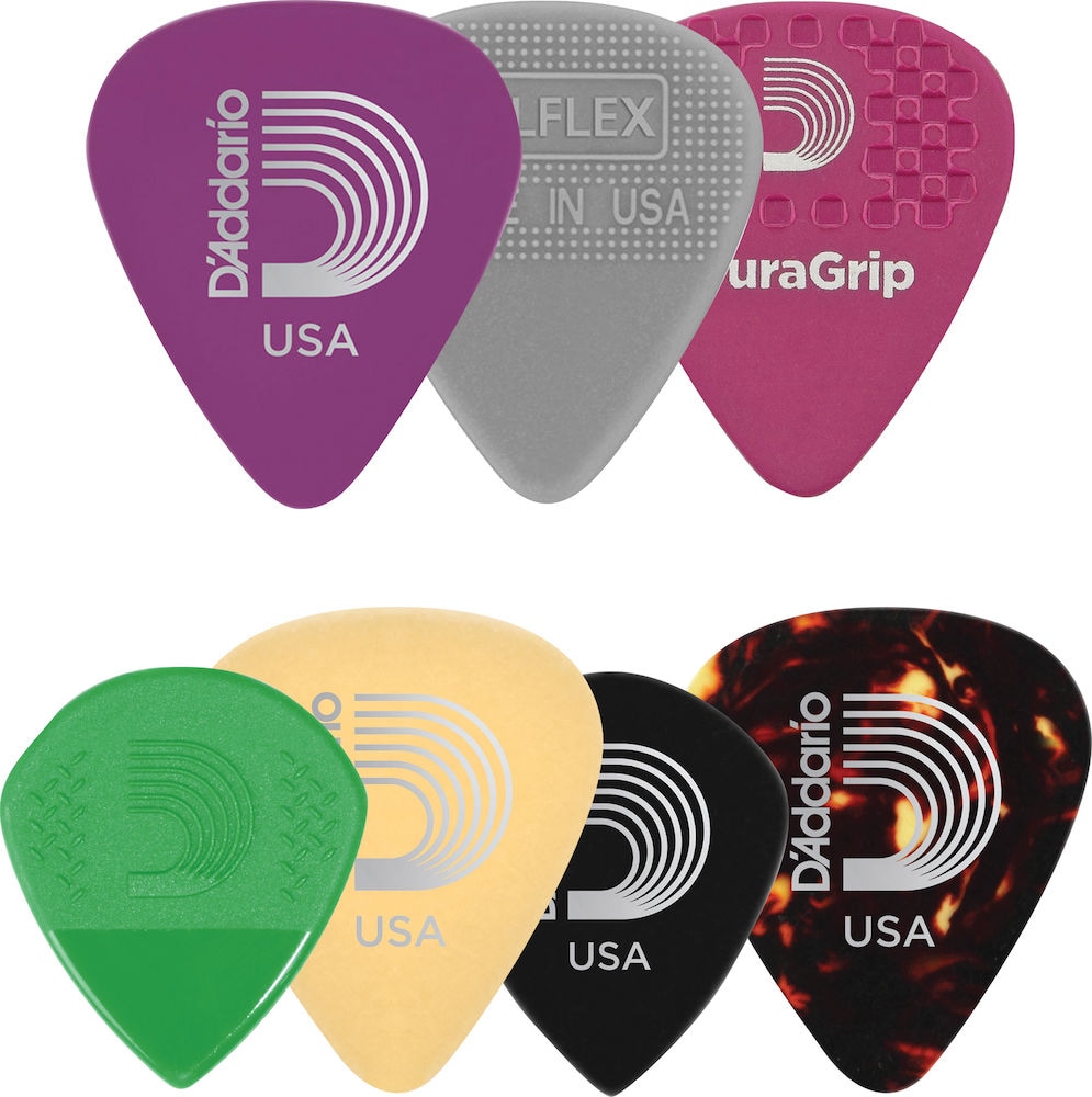 D'Addario 1XVP6-5 assortiment plectra 7 pack heavy