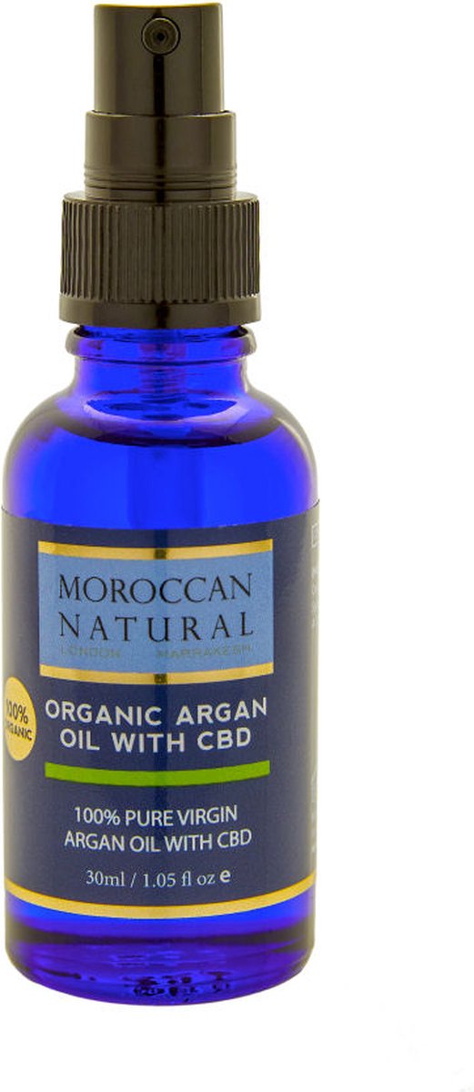 Moroccan Natural Organic Argan Oil met CBD Gezichtsolie 30ml
