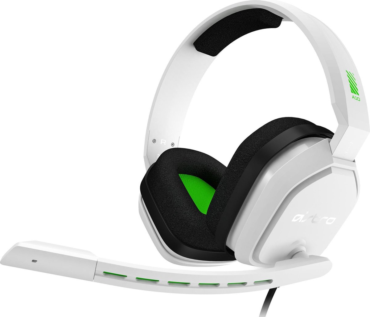 Astro A10 Gaming Headset voor PC, PS5, PS4, Xbox Series X|S, Xbox One -/Groen - Wit