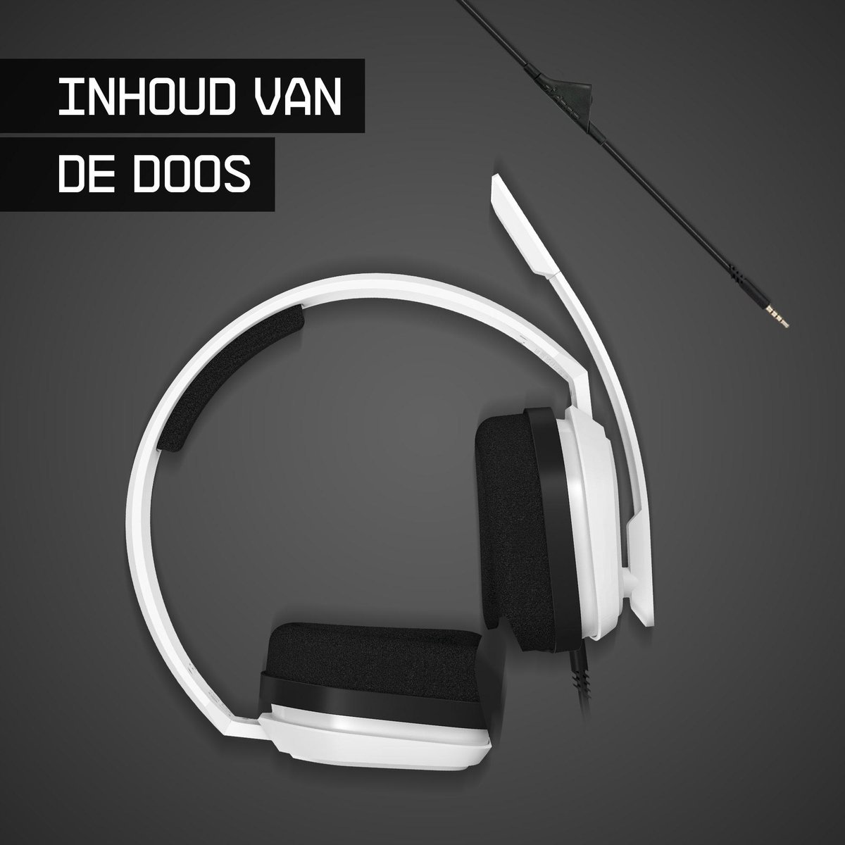 Astro A10 Gaming Headset voor PC, PS5, PS4, Xbox Series X|S, Xbox One -/Groen - Wit