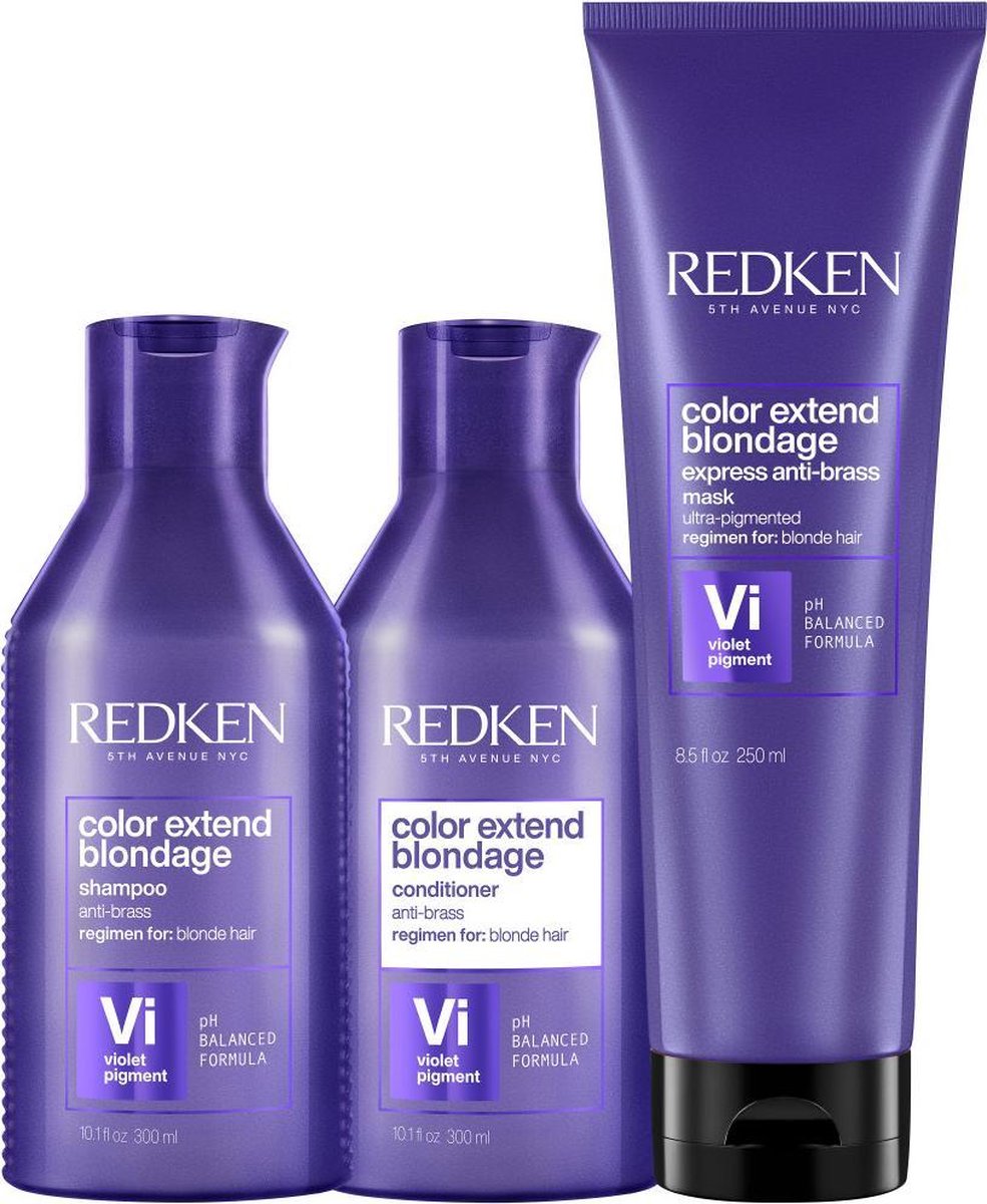 Redken Color Extend Blondage Express Anti-Brass Haarmasker 250ml