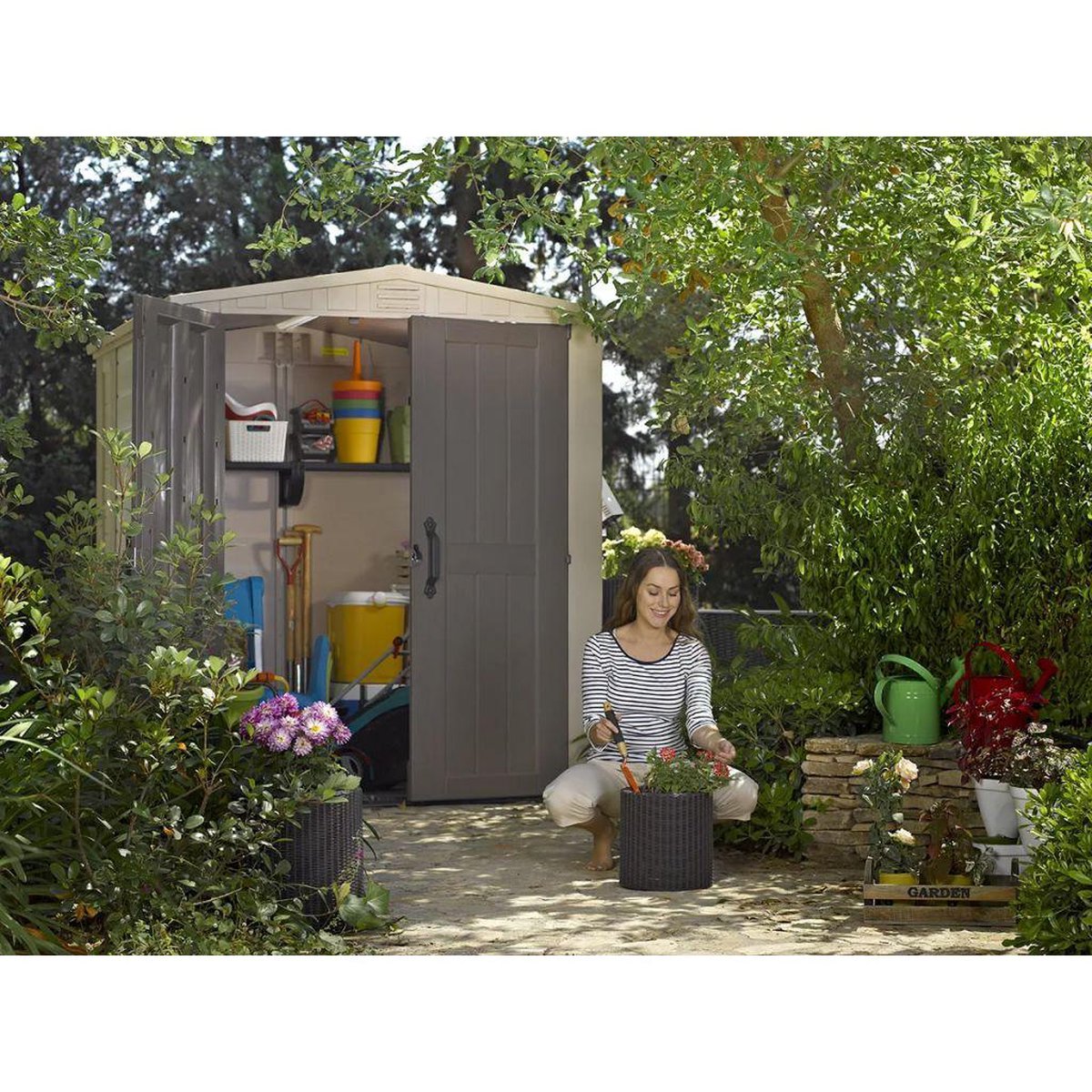 Keter Factor 66 Tuinhuis - Beige