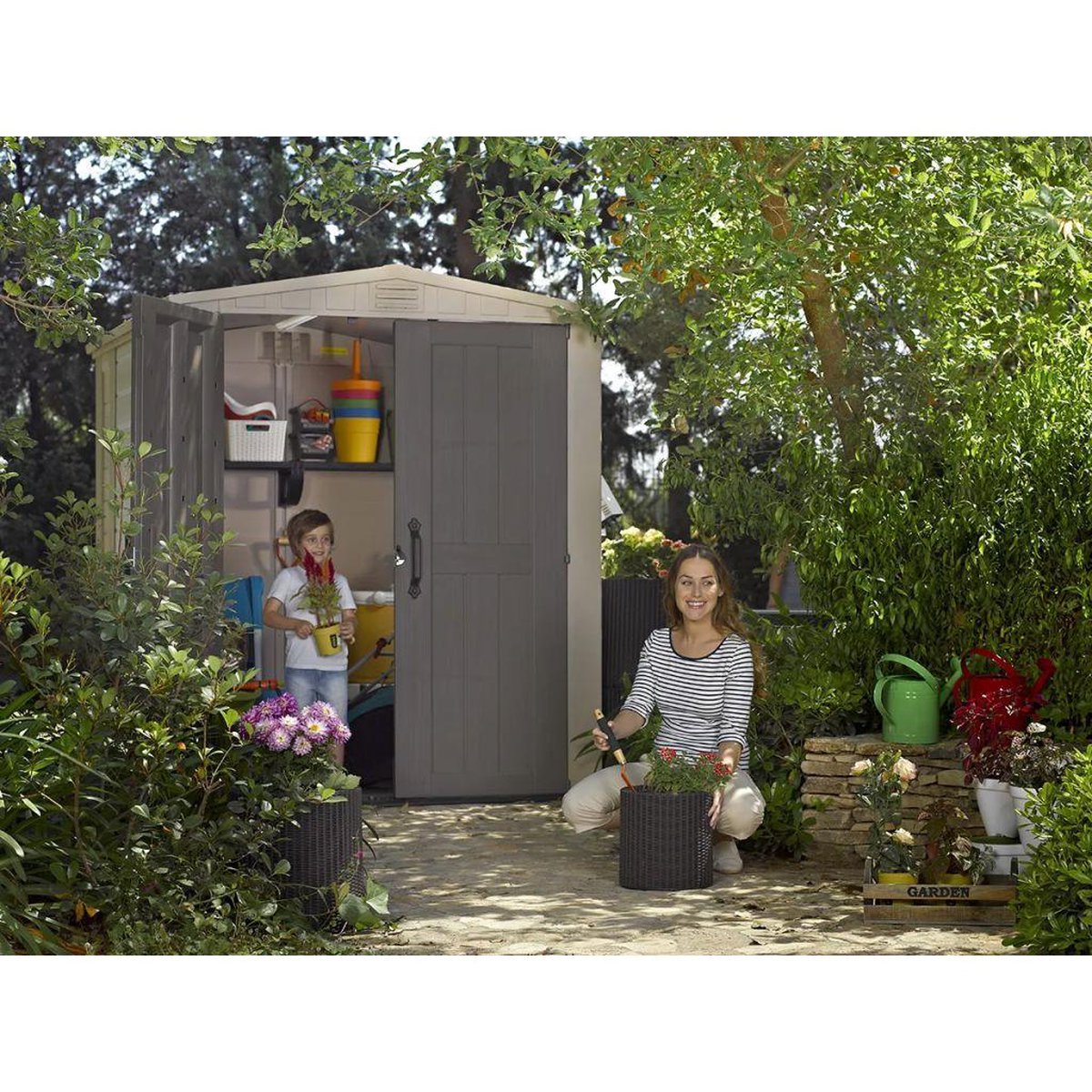 Keter Factor 66 Tuinhuis - Beige