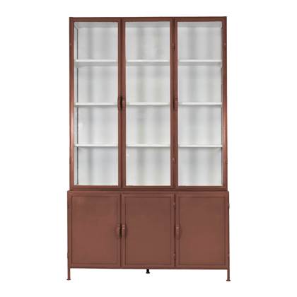 New Routz Detroit Vitrinekast - Terra - Rood