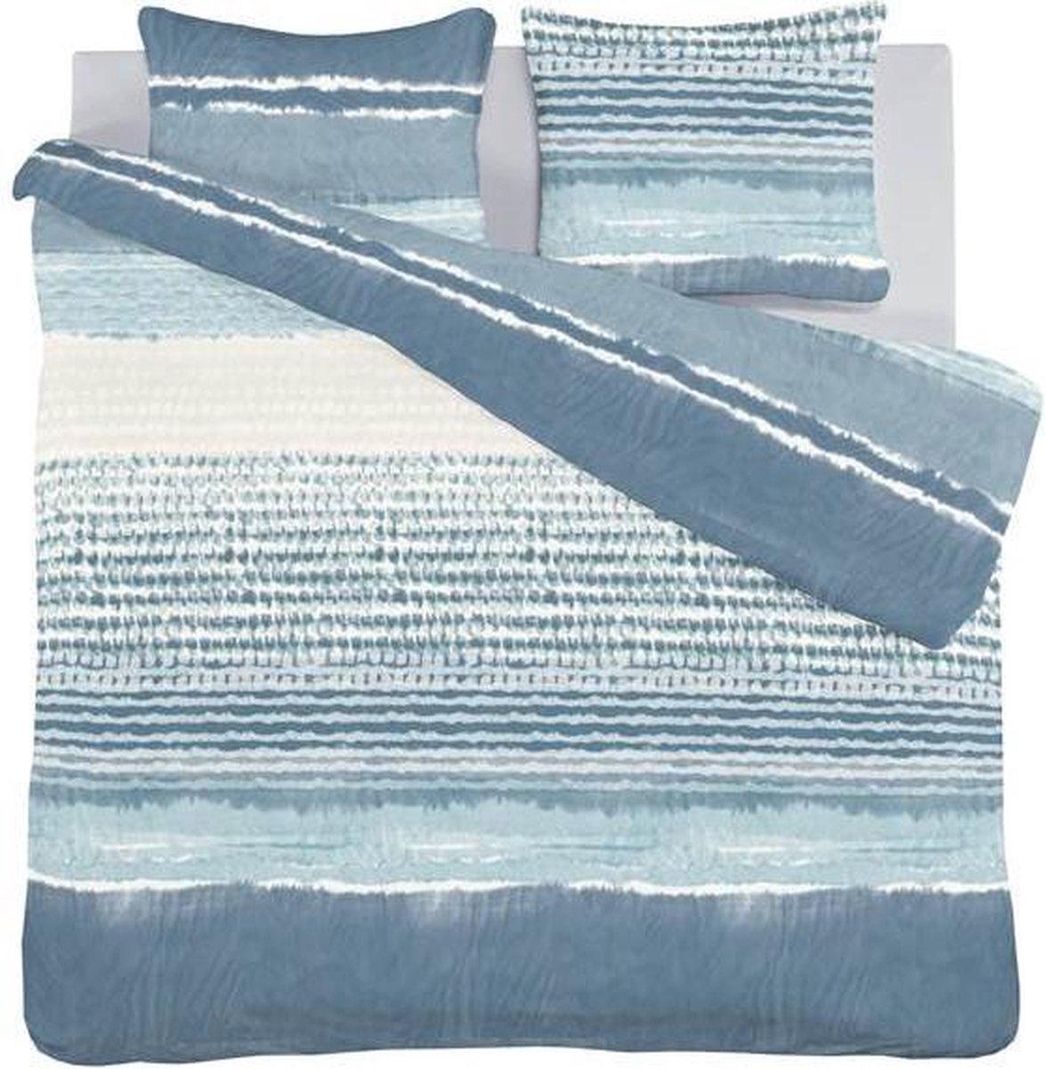 Huismerk Premium Dekbedovertrek - 240 x 220 cm - Blauw