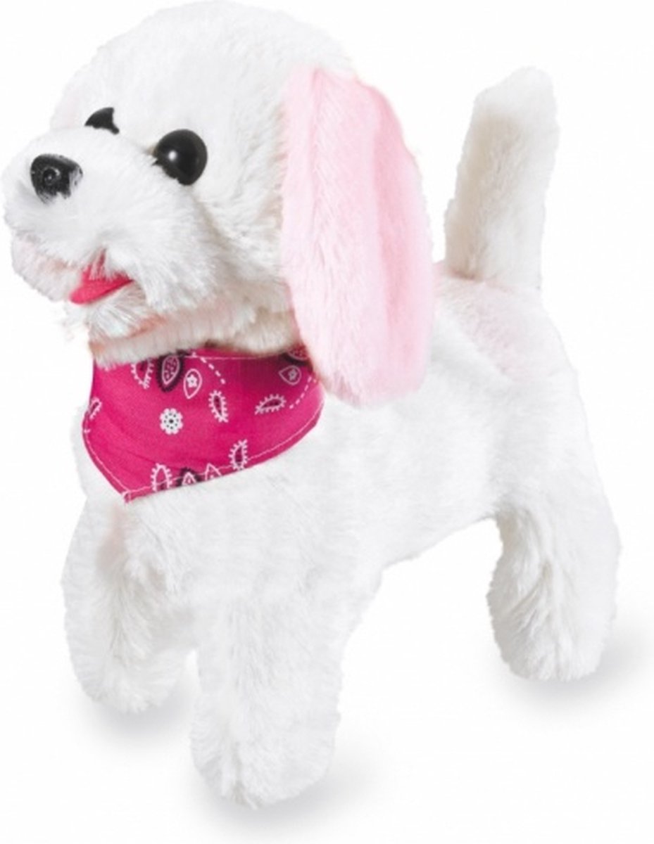 Jamara RC hond junior 22 cm - Wit